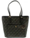 Michael Kors Women's Medium Jet Set Snap Pocket Leather Top-Handle Tote