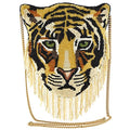 Mary Frances Disney Live Action Aladdin Rajah Tiger Special Bag Gold Handbag New