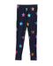 Terez Navy Blue Rainbow Star Multi Legging Leggings Medium USA NY New
