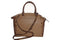 Michael Kors Riley Large Satchel Dark Khaki Python Leather Bag