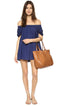 MICHAEL MICHAEL KORS Mae East West Leather Tote