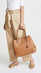 MICHAEL Michael Kors Women's Large Mercer Corner Snap Tote, Acorn, One Size