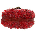 Mary Frances First Bite Apple Red Convertible Clutch Handbag