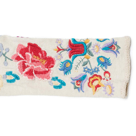 Johnny Was Simone Wrap Floral Embroidery Jacket Beige Libei Medium New