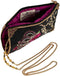 Mary Frances Crossbody-Clutch Black Crossbody Handbag Bag New