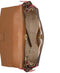 MICHAEL Michael Kors Bristol Medium Top-Handle Logo Leather Satchel , Brown Acorn Bright Red