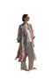 Johnny Was Getsu Eliza Kimono Reversible Silk Floral Jacket Green Pink Multi New