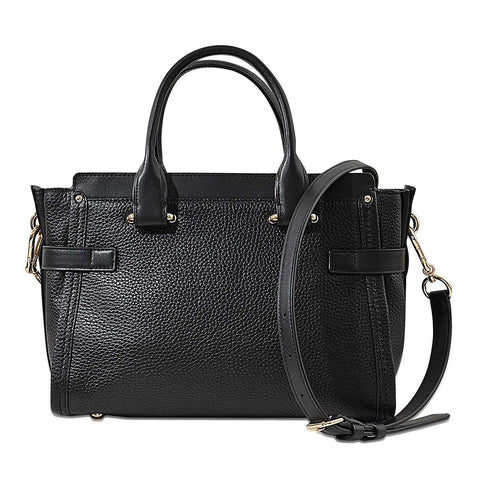 COACH Womens Handbag Beige Leather Dark Stone Bag Swagger 27 Mixed Leathers New