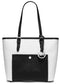 MICHAEL Michael Kors Jet Set Item Medium Top Zip Snap Pocket Tote