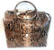 Michael Kors Brown Large Miranda Python Leather Tote Suntan Purse Handbag NEW