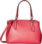 COACH Women's Crossgrain Mini Christie Pink Leather Amaranth Handbag Bag NEW