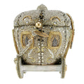 MARY FRANCES Before Midnight Beaded Bejeweled Cinderella Carriage Coach Purse Handbag Bag NEW