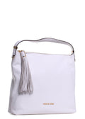 MICHAEL Michael Kors Weston Large Top Zip Shoulder Bag (Optic White)