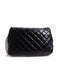 Michael Kors Hippie Grommet Sloan Large Quilted Shoulder Bag iLeather Handbag Black NEW