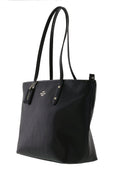 COACH Women's Pebbled City Zip Tote SV/Saddle Tote
