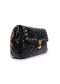 Michael Kors Hippie Grommet Sloan Large Quilted Shoulder Bag iLeather Handbag Black NEW