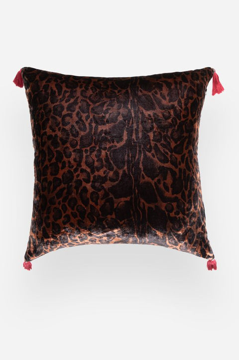 Johnny Was Pillows Tiarei Velvet Floral Embroidery Pillow Square Black NEW