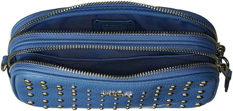 COACH Womens Ombre Rivets Crossbody Clutch