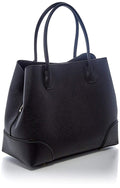 Michael Kors Womens Annie Tote Black Handbag Leather New Bag