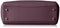 COACH Women's Crossgrain Mini Double Zip Carryall SV/Eggplant Satchel