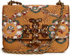 Tory Burch Womens Eleanor Brocade Snap Crossbody Floral Small Shoulder Bag New