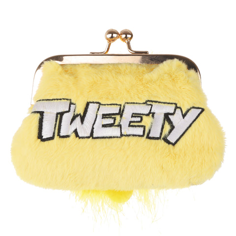 Irregular Choice Looney Tunes OH SO Tweety Pie Coin Purse Yellow Handbag Bag New