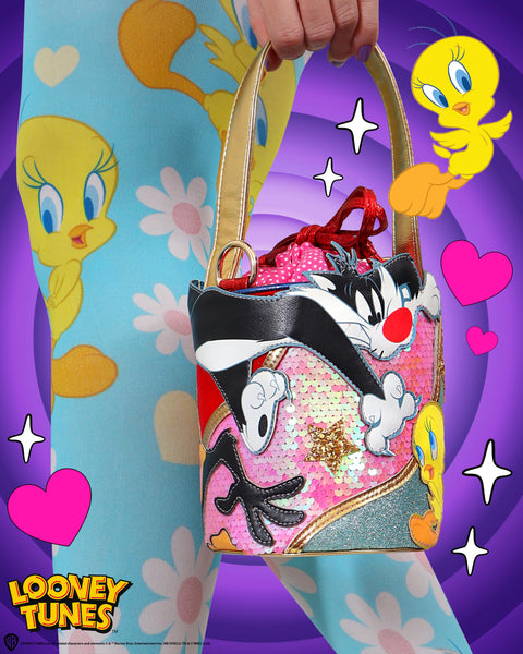 Irregular Choice Running Around Bag Looney Tunes Handbag Bag NEW