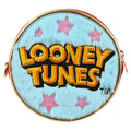 Irregular Choice Looney Tunes LAUGH OUT LOUD Red Round Zip Small Bag Handbag NEW