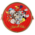 Irregular Choice Looney Tunes LAUGH OUT LOUD Red Round Zip Small Bag Handbag NEW