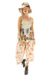 Magnolia Pearl Pink Applique Clementine Tank Top 275 Moonlight Floral White NEW