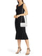 Balenciaga Gossip BB Logo Croco Embossed Leather Shoulder Bag White XS NEW