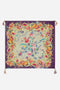 Johnny Was Women’s Topiary Silk Tassels Scarf New
