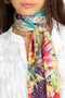 Johnny Was Women’s Topiary Silk Tassels Scarf New