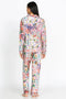 Johnny Was Filomena Long PJ Set Sleepwear Pajama Home Lounge Floral XXL Pink NEW