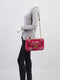 Gucci Blind For Love Pink Velvet Handbag Bag Marmont GG Gold Italy New