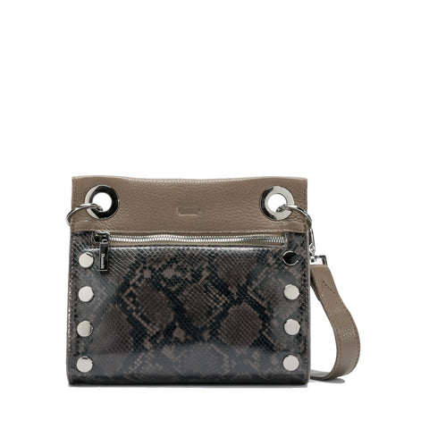 Hammitt Tony Small Olivine Snake Leather Crossbody Handbag Bag New