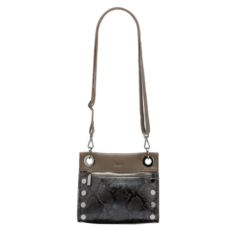 Hammitt Tony Small Olivine Snake Leather Crossbody Handbag Bag New