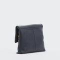 Hammitt VIP Medium Zippered Leather Black Crossbody Clutch Handbag Bag New