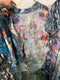 Johnny Was SUNRISE HANDKERCHIEF DRESS Blue Flower Swim Cocktail Wedding XL NEW RESORT LOUNGE
