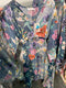 Johnny Was SUNRISE HANDKERCHIEF DRESS Blue Flower Swim Cocktail Wedding XL NEW RESORT LOUNGE