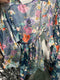 Johnny Was SUNRISE HANDKERCHIEF DRESS Blue Flower Swim Cocktail Wedding XL NEW RESORT LOUNGE