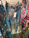 Johnny Was Blue Phoenix Paddle Legging Pant Black Swim Resort Pants Leggings NEW