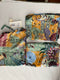 Johnny Was DECKLYN PILLOW CASE Silk Flower Pillowcase Owl home zipper 2 pc NEW