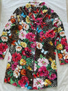 Johnny Was SANDRA LONG SLEEVE SHIRT Floral Sleepshirt New
