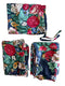 Johnny Was DECKLYN PILLOW CASE Silk Flower Pillowcase Owl home zipper 2 pc NEW