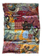 Johnny Was DECKLYN PILLOW CASE Silk Flower Pillowcase Owl home zipper 2 pc NEW