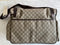 Gucci GG Supreme Canvas Diaper Bag Handbag Brown Authentic Baby NEW
