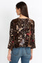 Johnny Was Penelope Velvet Bolero Leopard Embroidery Butterfly Jacket Black  NEW