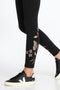 Johnny Was Legging Penelope Leggings Leopard Embroidery Floral Pants Medium NEW