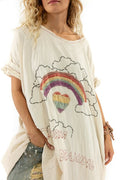 Magnolia Pearl Dress Rainbow Cali Dreaming Artist White Cotton 785 moonlight NEW